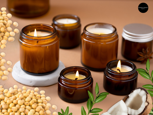 soy candles and coconut candles no paraffin wax scented candle aromatherapy