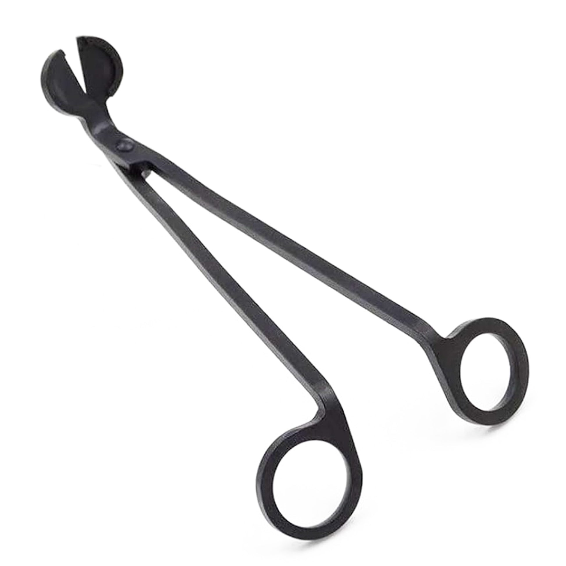 Heavy-duty blacksmith tongs with round grip and sturdy jaws for safe hot metal handling and forging