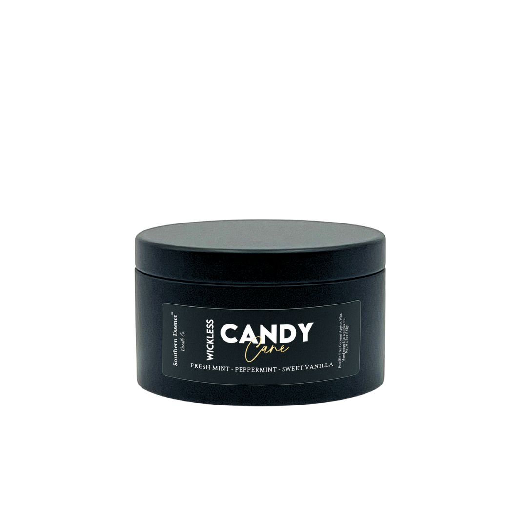 Candy Cane Candle | Coco Apricot Wax & Wood Wick